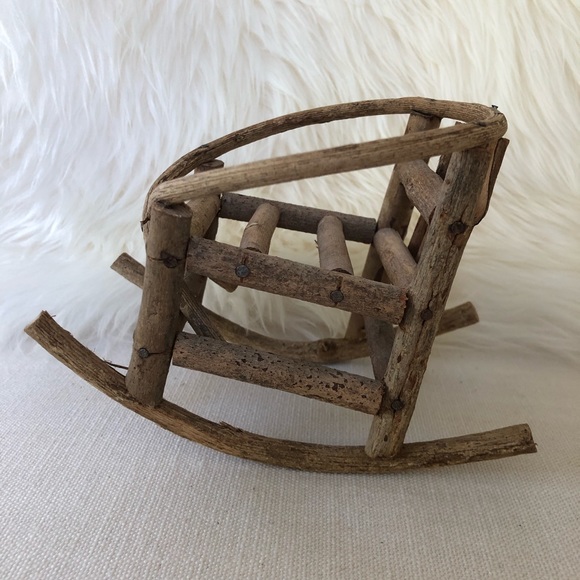 Miniature Twig Rocking Chair - Picture 4 of 12